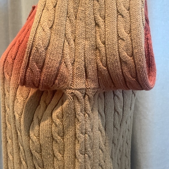 NWOT- Orvis Ombré Button Down Cable-cord Sweater Size Medium - Picture 7 of 17